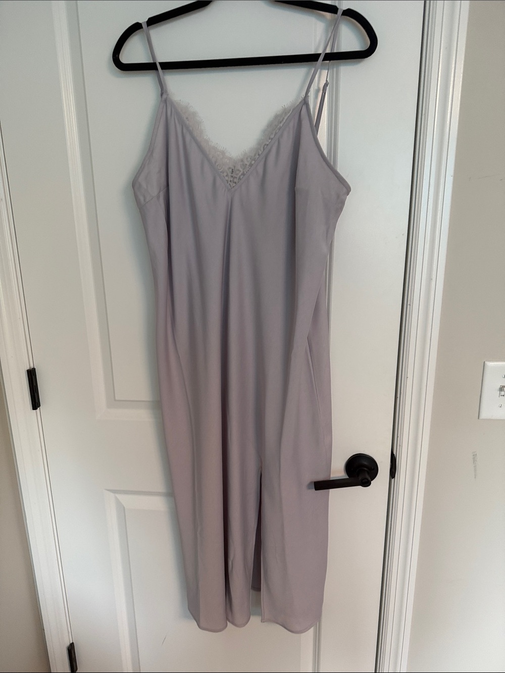 Women’s Lace Trim Slip Dress in Light Lavender - Brand: a.new..day